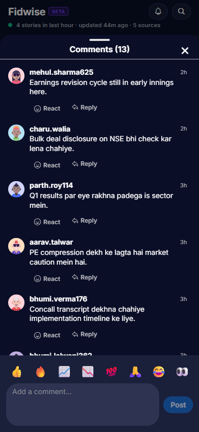 Fidwise community comments